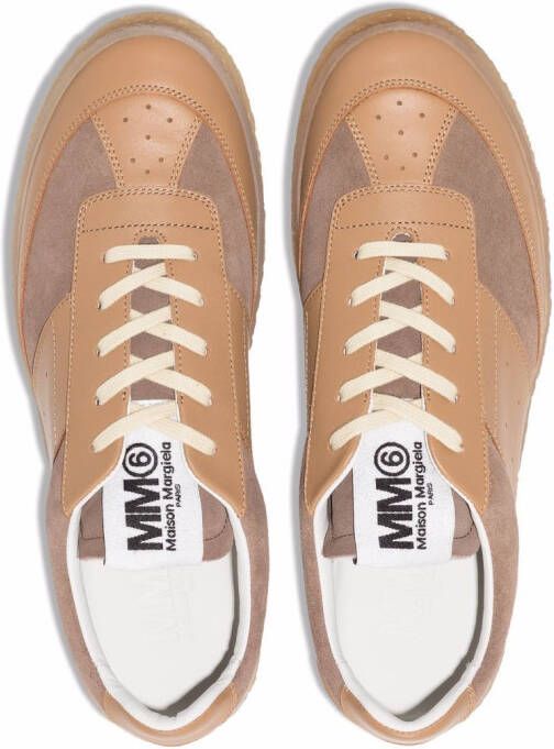 MM6 Maison Margiela 6 Court low-top sneakers Brown