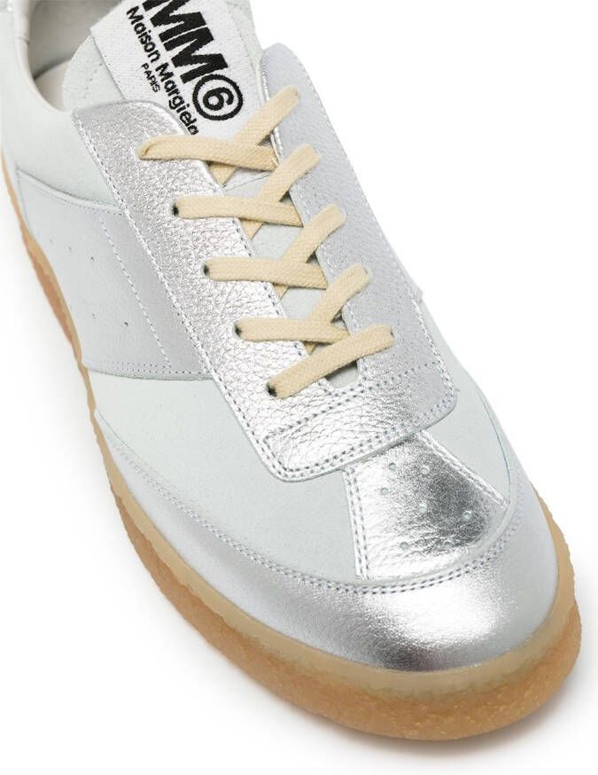 MM6 Maison Margiela Replica low-top sneakers Silver