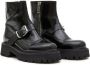 MM6 Maison Margiela buckle-detail leather ankle boots Black - Thumbnail 2