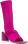 MM6 Maison Margiela slip-on sock-style boots Pink - Thumbnail 3