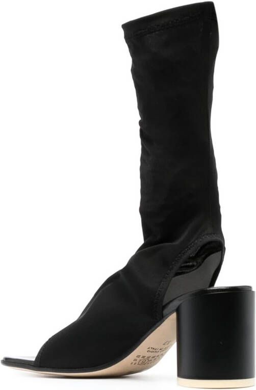 MM6 Maison Margiela slip-on sock-style boots Black