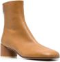 MM6 Maison Margiela 60mm leather ankle boots Brown - Thumbnail 2