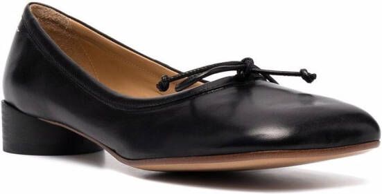 MM6 Maison Margiela Tabi ballerina pumps Black