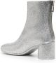 MM6 Maison Margiela square-toe glitter ankle boots Silver - Thumbnail 3