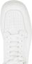 MM6 Maison Margiela square-toe leather high-top sneakers White - Thumbnail 4