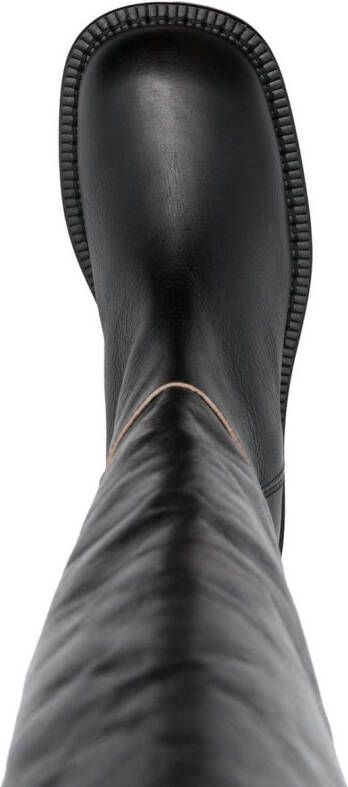 MM6 Maison Margiela thigh-high 55mm boots Black
