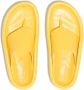 MM6 Maison Margiela wide-strap flip-flops Yellow - Thumbnail 4