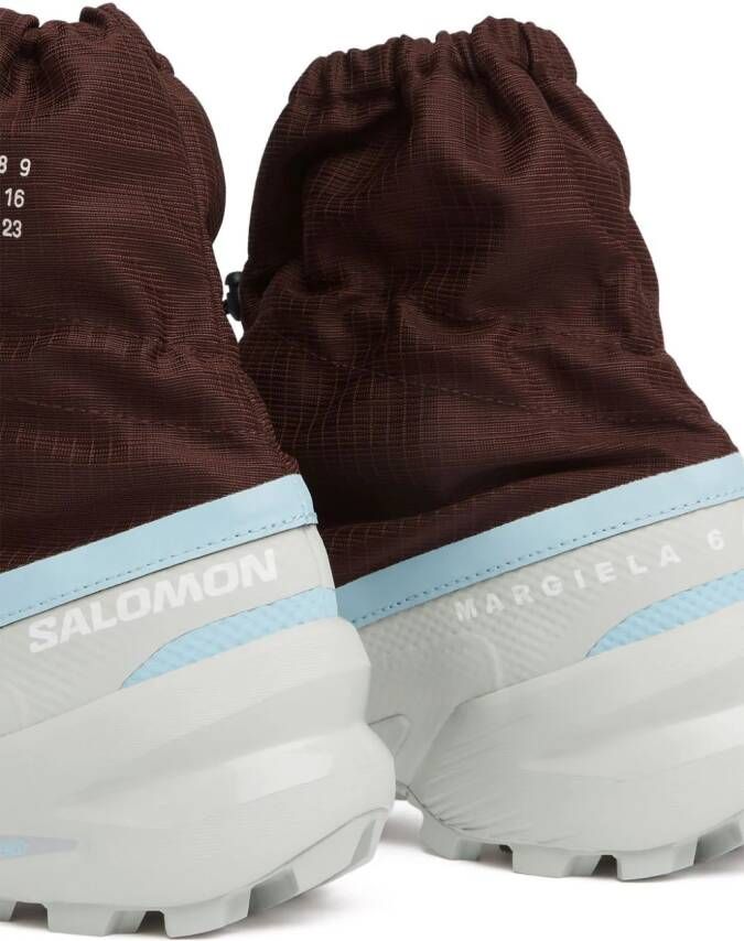 MM6 Maison Margiela X Salomon Cross mid-top sneakers Brown
