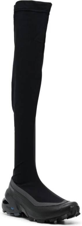 MM6 Maison Margiela x Salomon thigh-high boots Black