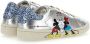 Moa Kids Mickey + Minnie glitter-detail sneakers Silver - Thumbnail 3