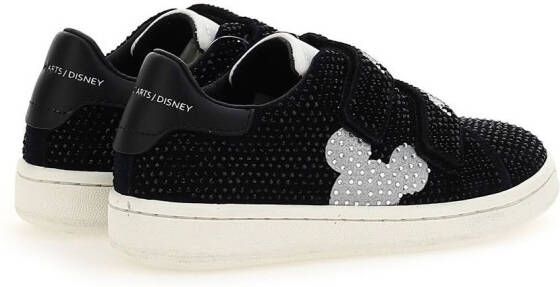 Moa Kids Mickey Mouse gem-detail sneakers Black