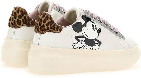 Moa Kids Mickey platform sneakers White