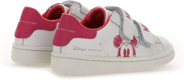 Moa Kids Mickey touch-strap sneakers White