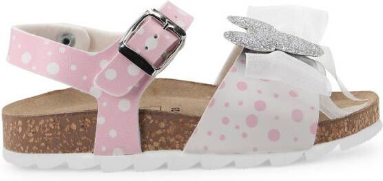 Moa Kids Minnie flat sandals Pink