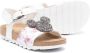 Moa Kids x Disney glitter-appliqué sandals White - Thumbnail 2