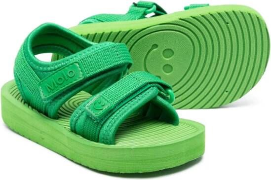 Molo Zola touch-strap sandals Green