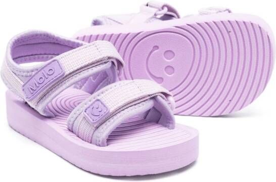 Molo Zola touch-strap sandals Purple
