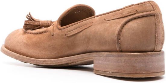 Moma 20mm almond-toe loafers Brown