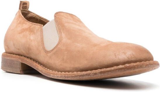 Moma 25mm almond-toe loafers Brown