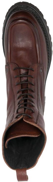Moma 40mm ridged ankle boots Brown