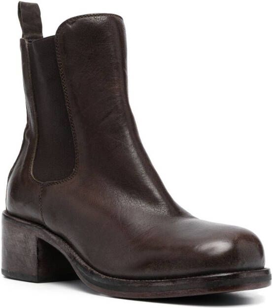 Moma 50mm leather Chelsea boots Brown