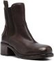 Moma 50mm leather Chelsea boots Brown - Thumbnail 2