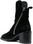 Moma 70mm burnished-effect suede ankle boots Black - Thumbnail 3
