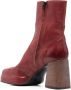 Moma 90mm leather boots Red - Thumbnail 3