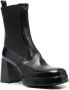 Moma block-heel leather boots Black - Thumbnail 2