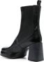 Moma block-heel leather boots Black - Thumbnail 3