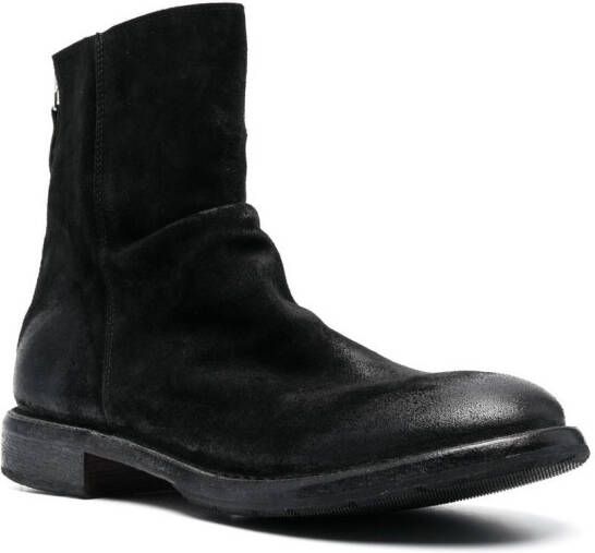Moma distressed-effect ankle boots Black