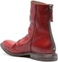 Moma distressed leather ankle boots Red - Thumbnail 3