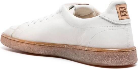 Moma flatform leather sneakers White