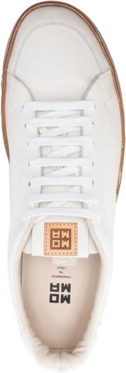 Moma flatform leather sneakers White