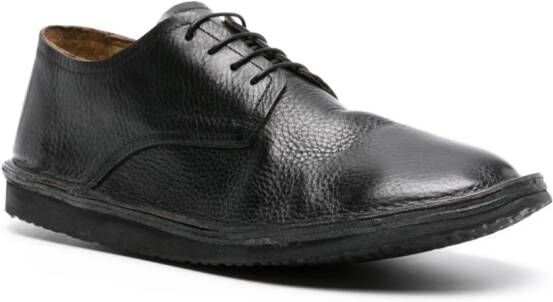 Moma grained-leather Derby shoes Black