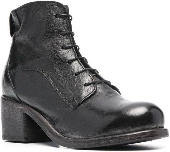 Moma lace-up ankle boots Black