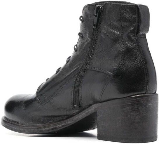 Moma lace-up ankle boots Black