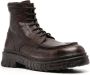 Moma lace-up calf leather ankle boots Brown - Thumbnail 2