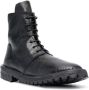 Moma lace-up leather ankle boots Black - Thumbnail 2