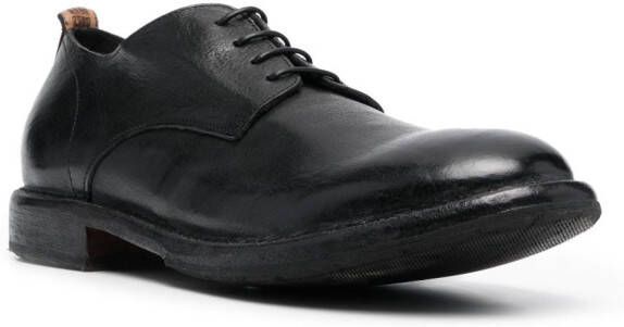 Moma lace-up leather derby shoes Black