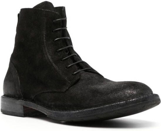 Moma lace-up suede boots Black
