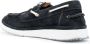 Moma leather boat shoes Blue - Thumbnail 3