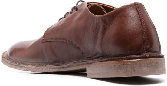 Moma leather lace-up shoes Brown