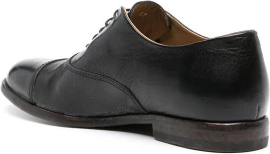 Moma panelled leather Oxford shoes Black