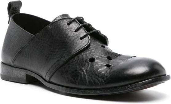 Moma perforated leather Oxford shoes Black