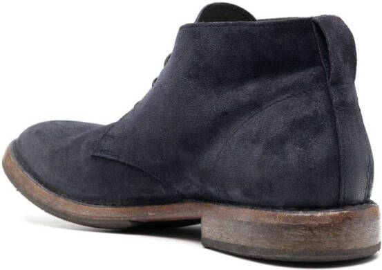 Moma Polacco suede boots Blue