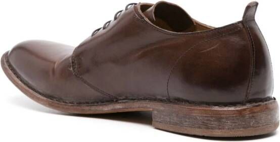 Moma round-toe leather Derby shoes Brown