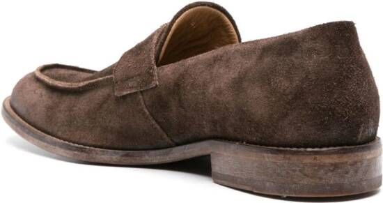 Moma suede penny loafers Brown