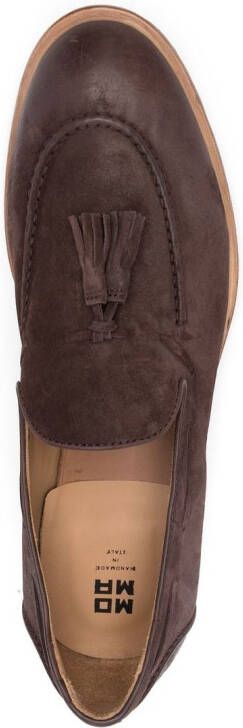 Moma tassel-detail moccasin loafers Brown