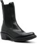 Moma pointed-toe ankle leather boots Black - Thumbnail 2